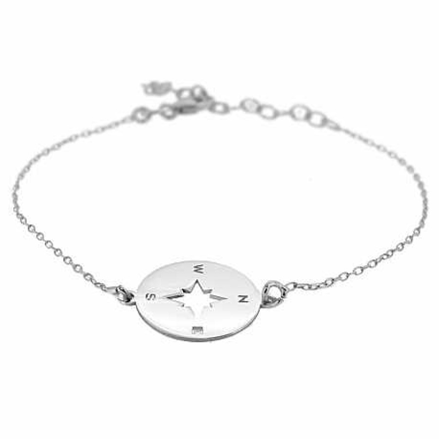 Joyas Plata Joyeria Luis Luna | Pulsera Br Jula Plata