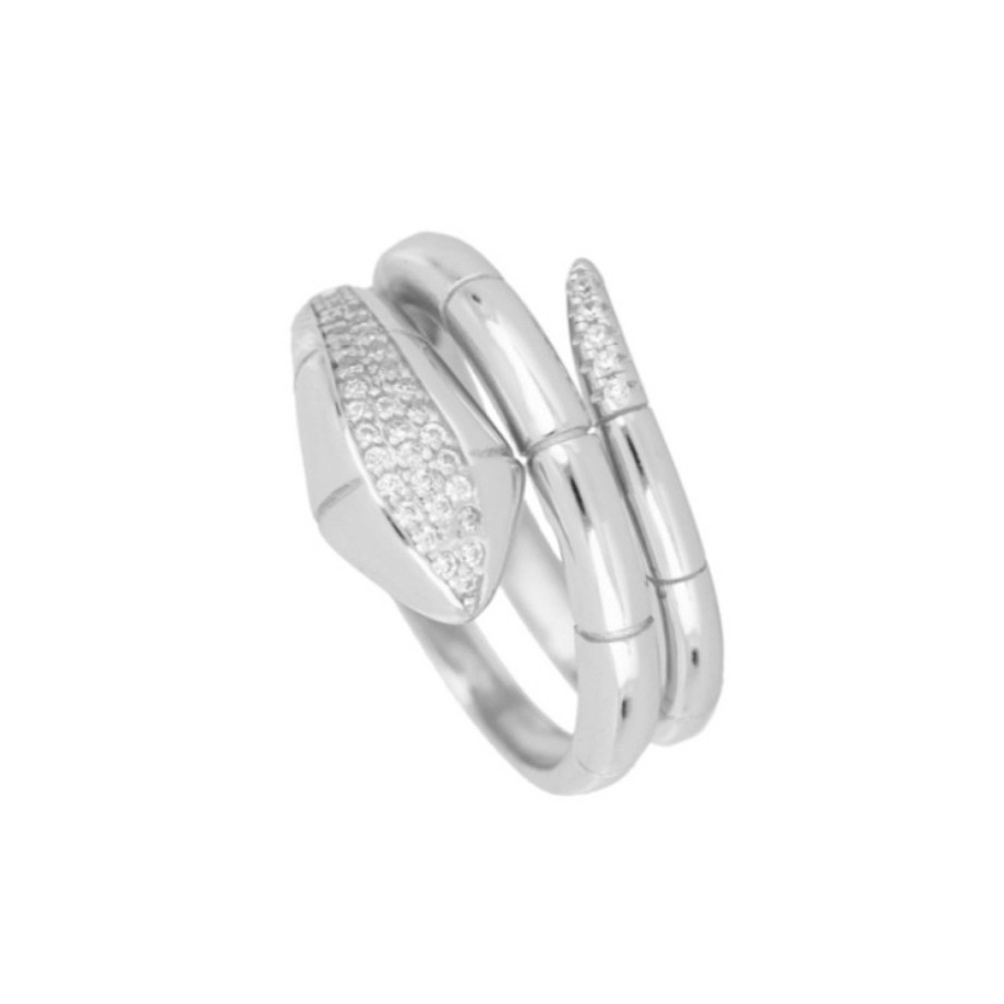 Joyas Plata Joyeria Luis Luna | Anillo V Bora Plata