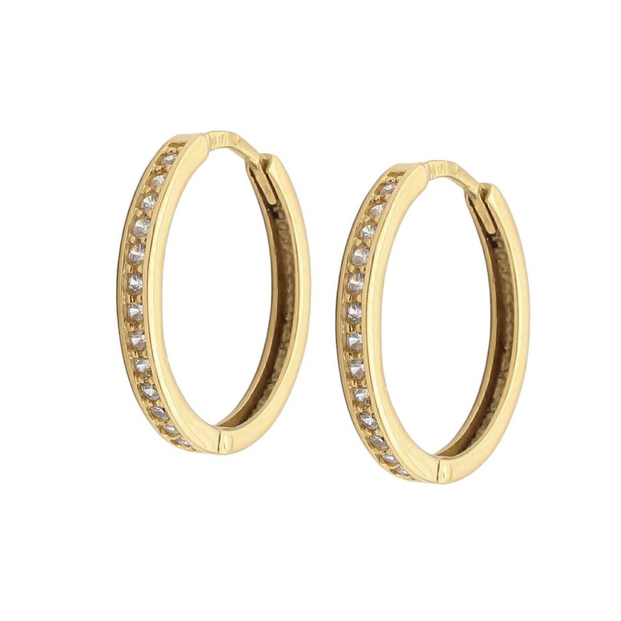 Joyas Oro 18K Joyeria Luis Luna | Aros Helene Oro 18K