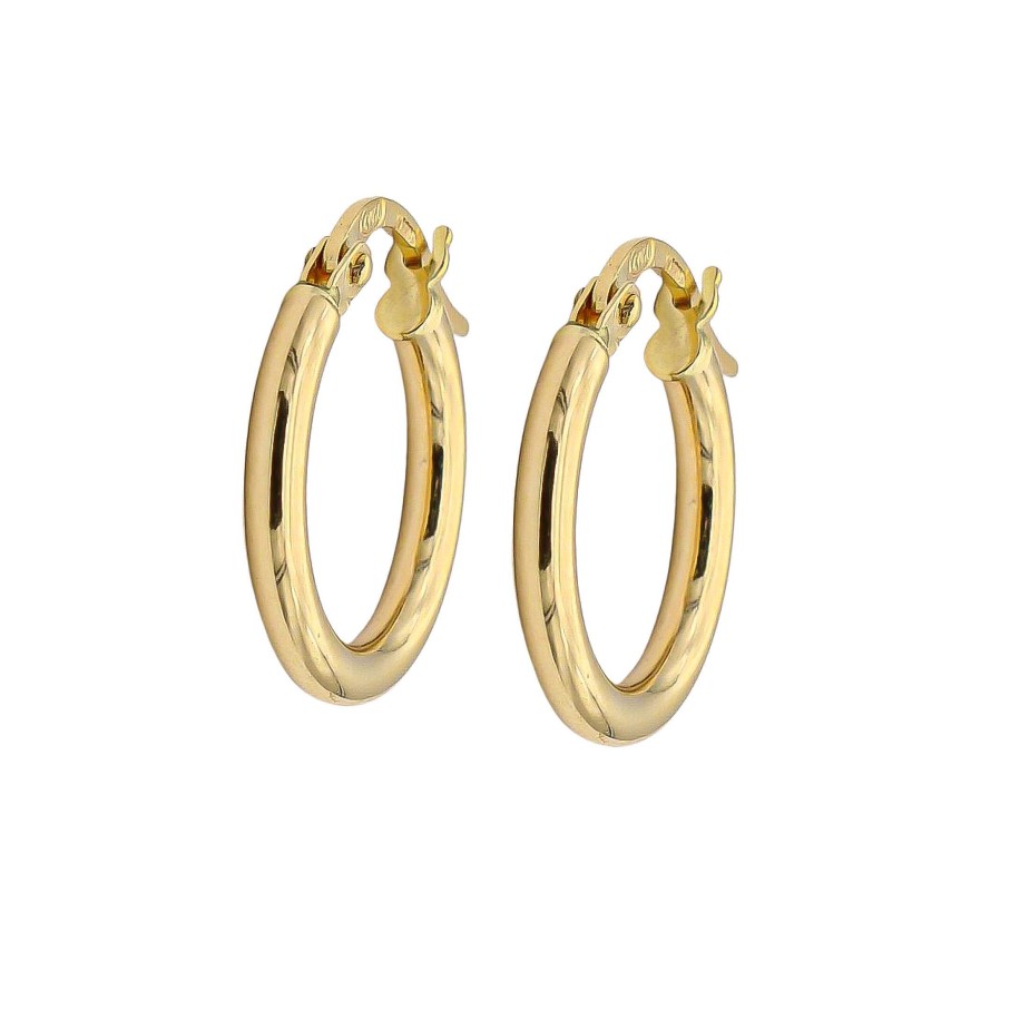 Joyas Oro 18K Joyeria Luis Luna | Aros Tubo Grosse Oro 18K