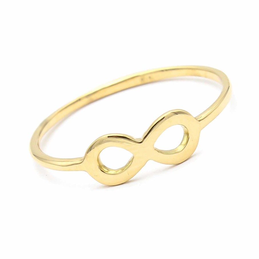 Joyas Oro 18K Joyeria Luis Luna | Anillo Infinito Oro 18K