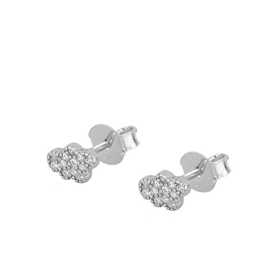 Joyas Plata Joyeria Luis Luna | Pendientes Mini Cloud Plata