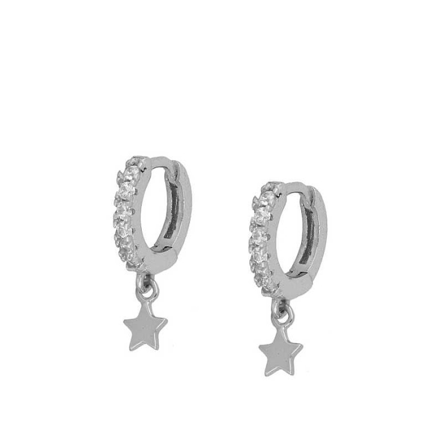 Joyas Plata Joyeria Luis Luna | Aros Estrellita Plata