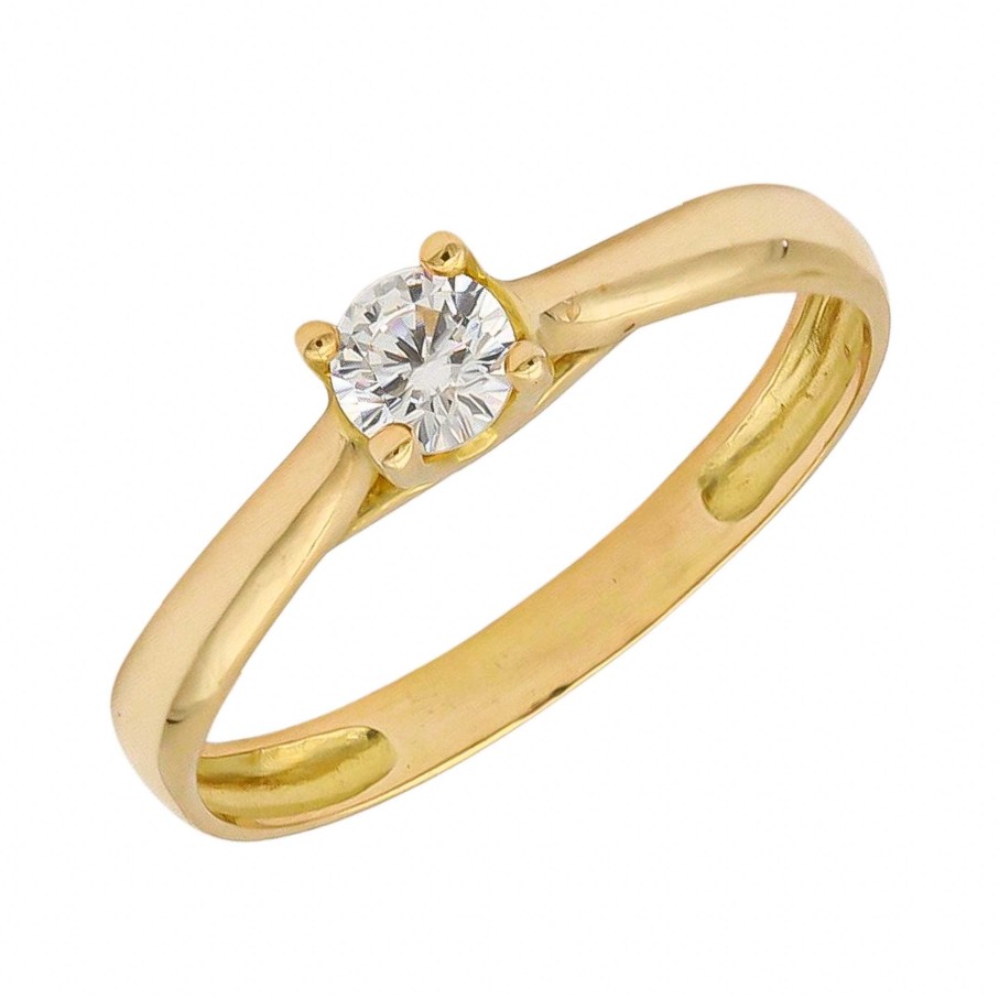 Boda Joyeria Luis Luna | Anillo Natalie Diamante 0,20Ct G-Si Oro 18K