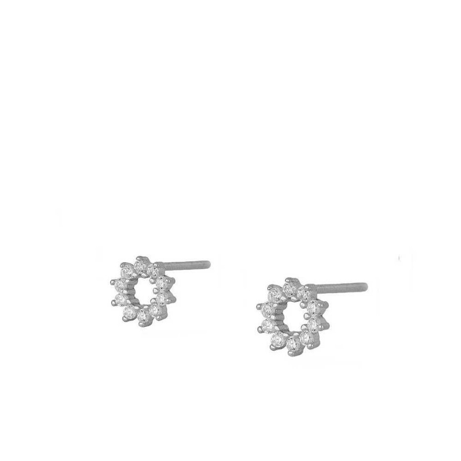 Joyas Plata Joyeria Luis Luna | Pendientes Mini Sol Plata