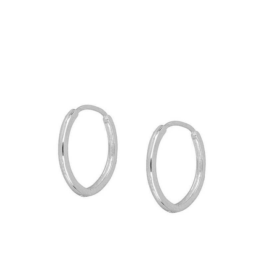 Joyas Plata Joyeria Luis Luna | Aros Lue 18Mm Plata