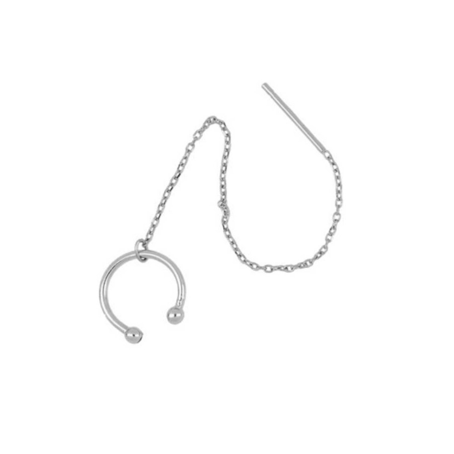 Joyas Plata Joyeria Luis Luna | Ear Cuff Jana Chain Plata