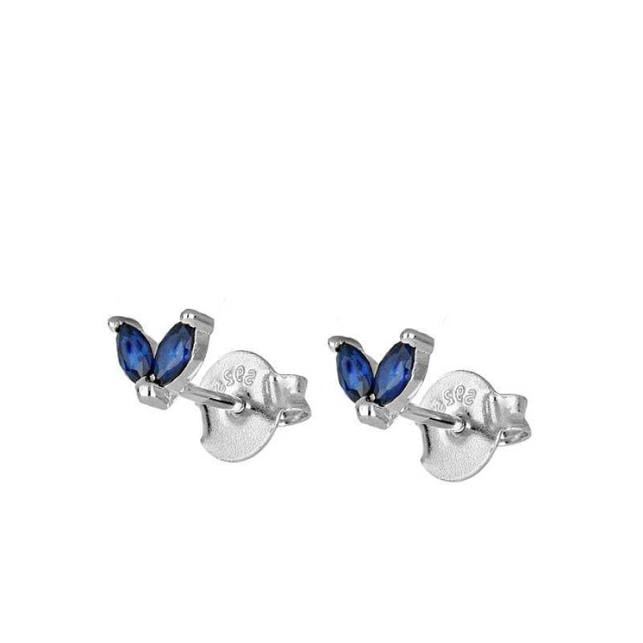 Joyas Plata Joyeria Luis Luna | Pendientes Flea Blue Plata