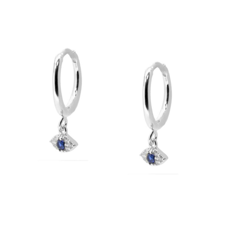 Joyas Plata Joyeria Luis Luna | Aros Blue Eye Plata