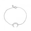 Joyas Plata Joyeria Luis Luna | Pulsera Half Moon Plata