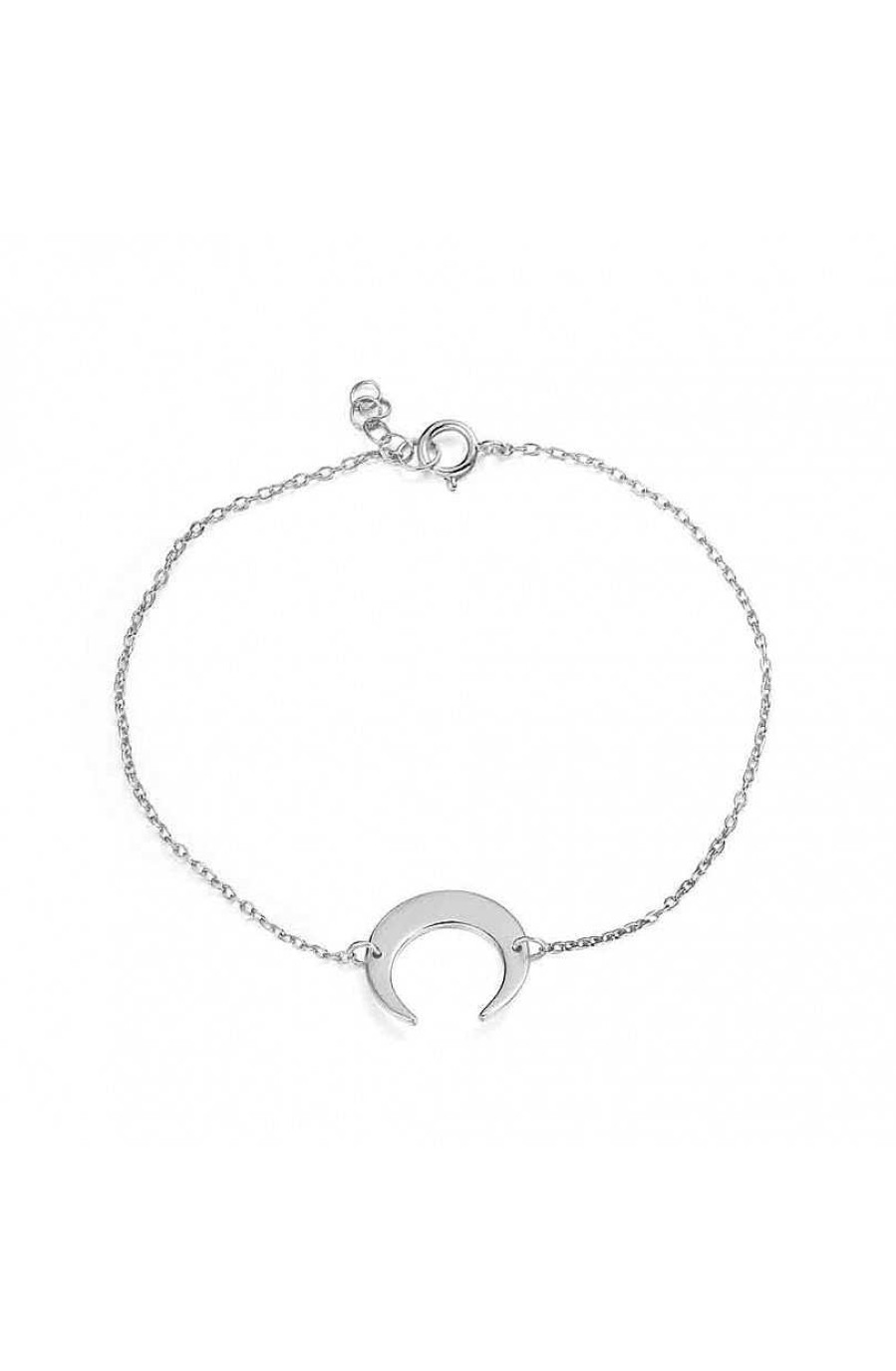 Joyas Plata Joyeria Luis Luna | Pulsera Half Moon Plata