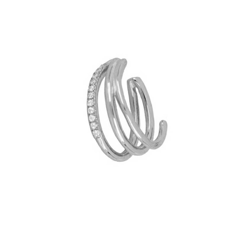 Joyas Plata Joyeria Luis Luna | Ear Cuff Farah Plata