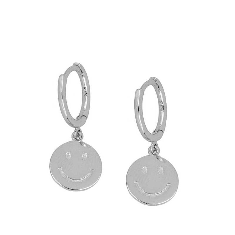 Joyas Plata Joyeria Luis Luna | Aros Smiley Plata