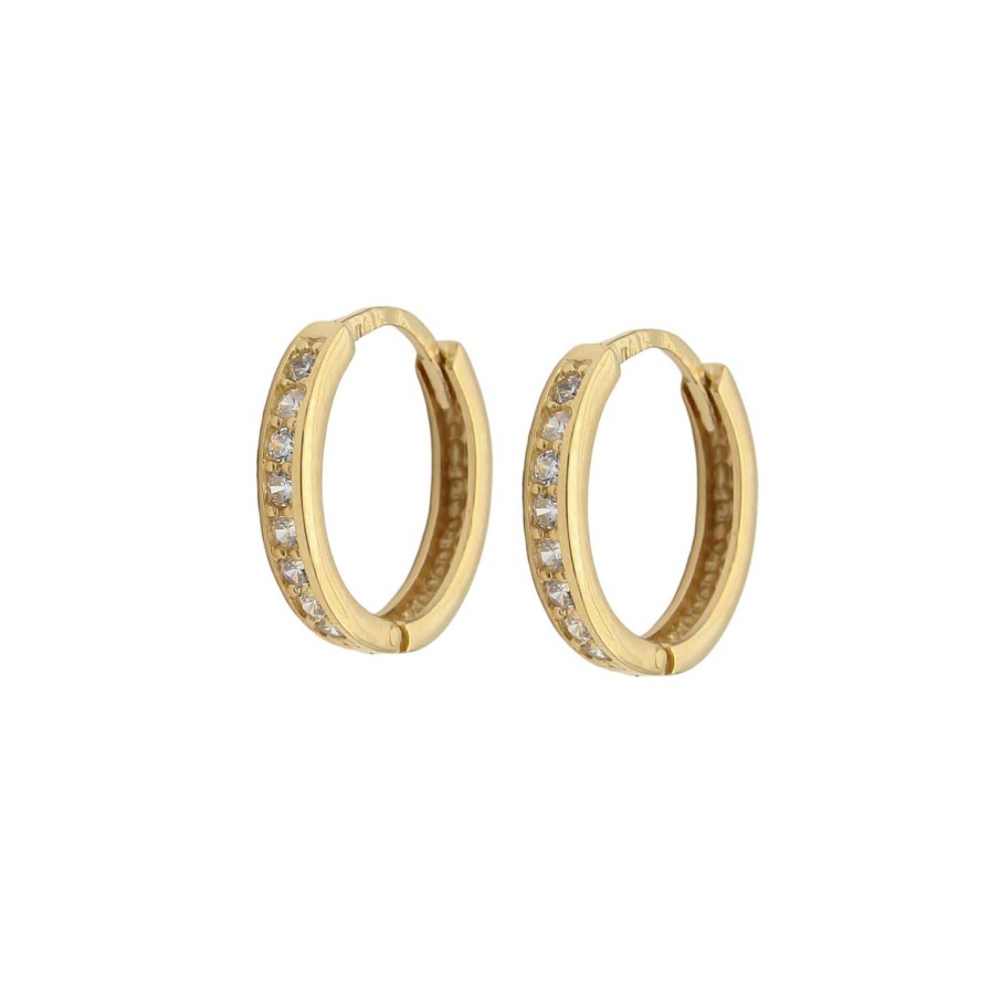 Joyas Oro 18K Joyeria Luis Luna | Aros Helene Oro 18K