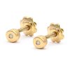 Diamantes Joyeria Luis Luna | Pendientes Circular Diamantes Oro 18K