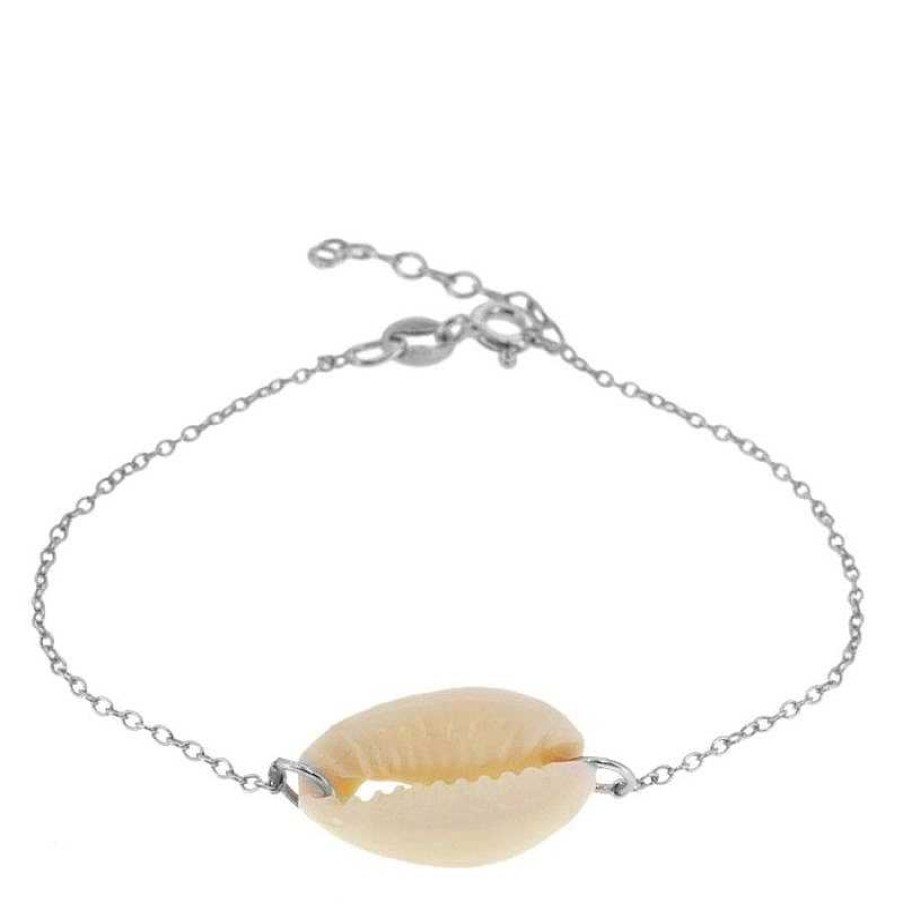 Joyas Plata Joyeria Luis Luna | Pulsera Shell Plata