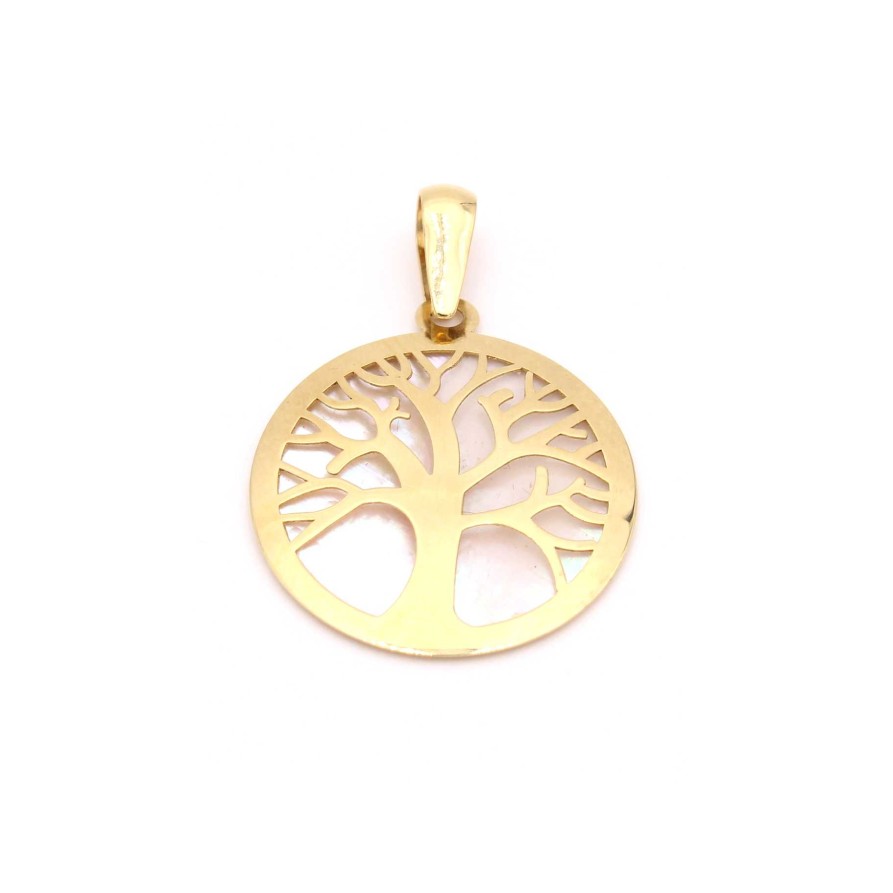 Joyas Oro 18K Joyeria Luis Luna | Colgante Rbol De La Vida N Car Oro 18K