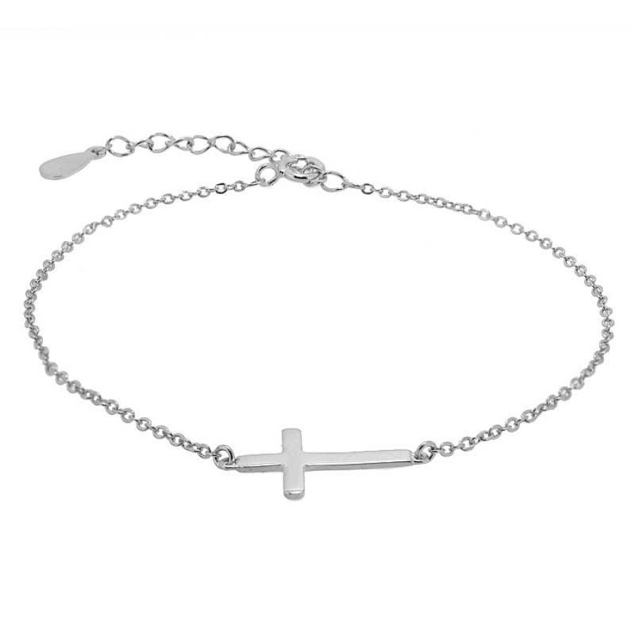 Joyas Plata Joyeria Luis Luna | Pulsera Cruz Plata