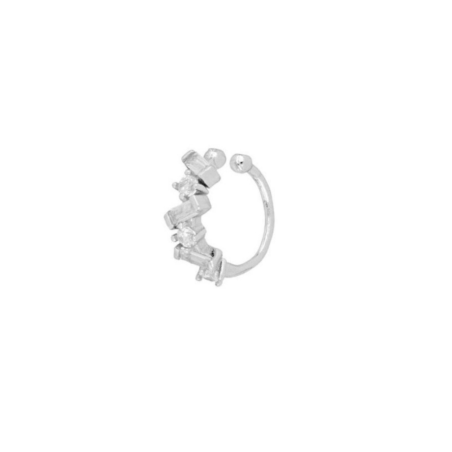 Joyas Plata Joyeria Luis Luna | Ear Cuff Hidra Circonita Plata