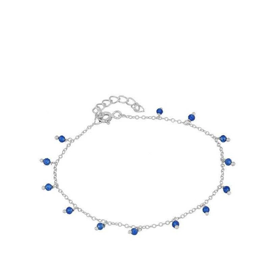 Joyas Plata Joyeria Luis Luna | Pulsera Acra Blue Plata