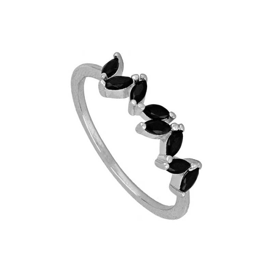 Joyas Plata Joyeria Luis Luna | Anillo Dois Black Plata