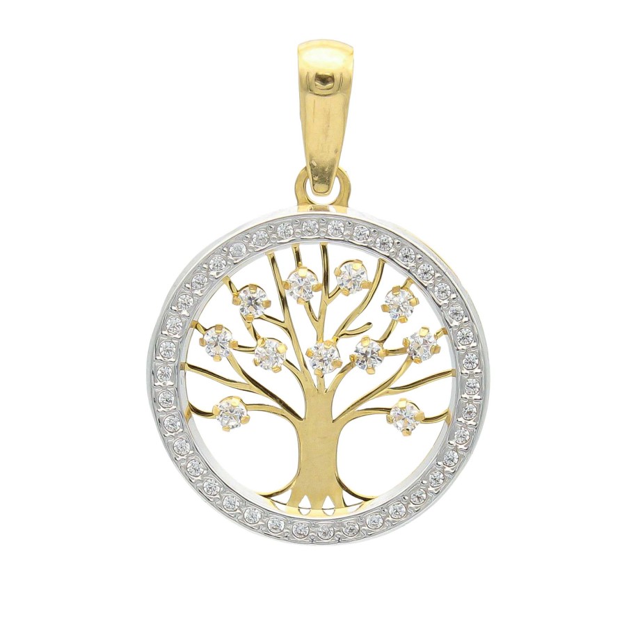 Joyas Oro 18K Joyeria Luis Luna | Colgante Rbol De La Vida Oro 18K