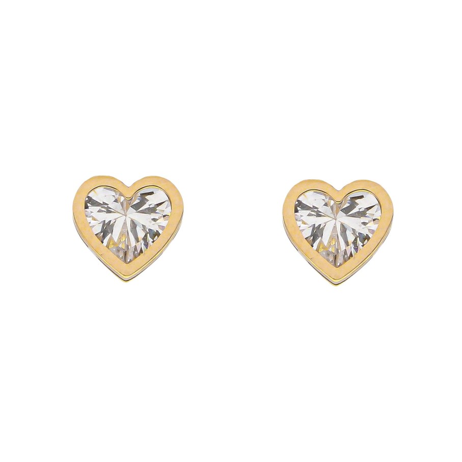 Joyas Oro 18K Joyeria Luis Luna | Pendientes Coraz N Oro 18K