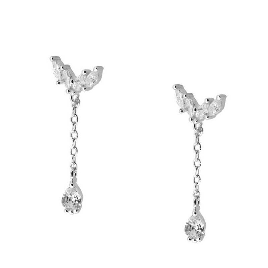 Joyas Plata Joyeria Luis Luna | Pendientes Val Chain Plata