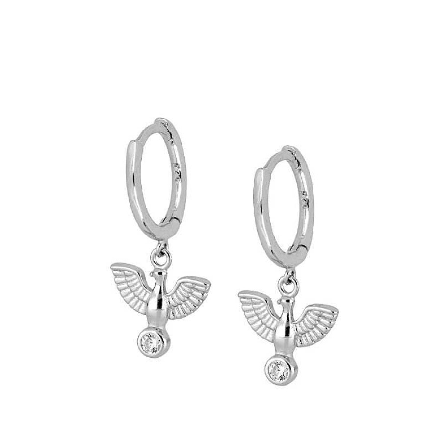 Joyas Plata Joyeria Luis Luna | Aros White Eagle Plata