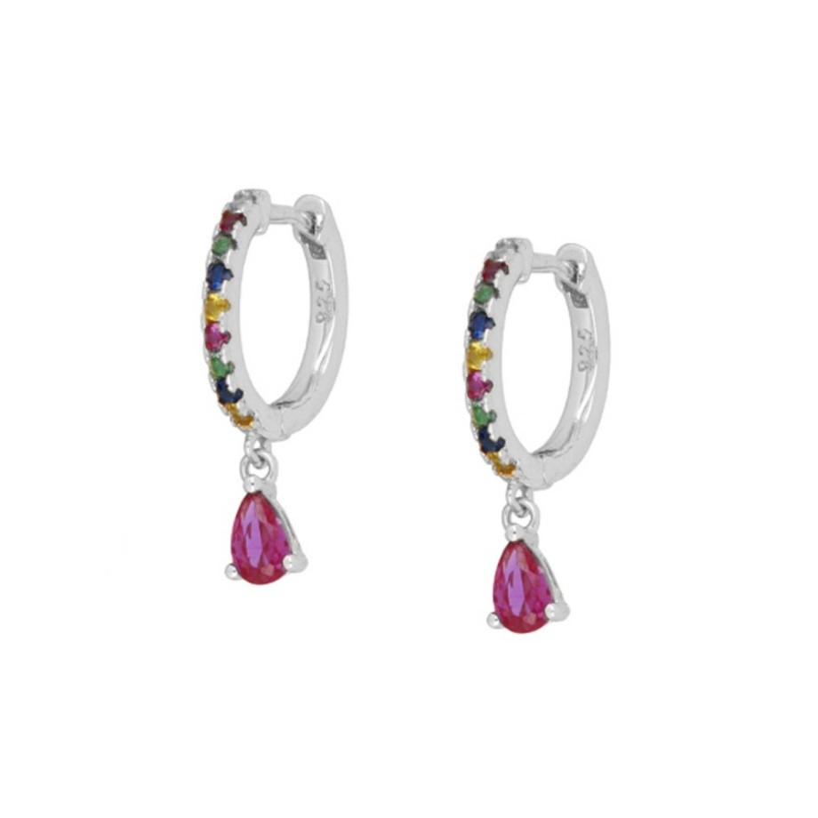 Joyas Plata Joyeria Luis Luna | Aros Berl N Multicolor Plata