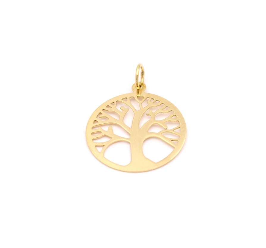 Joyas Oro 18K Joyeria Luis Luna | Colgante Rbol Vida Oro 18K