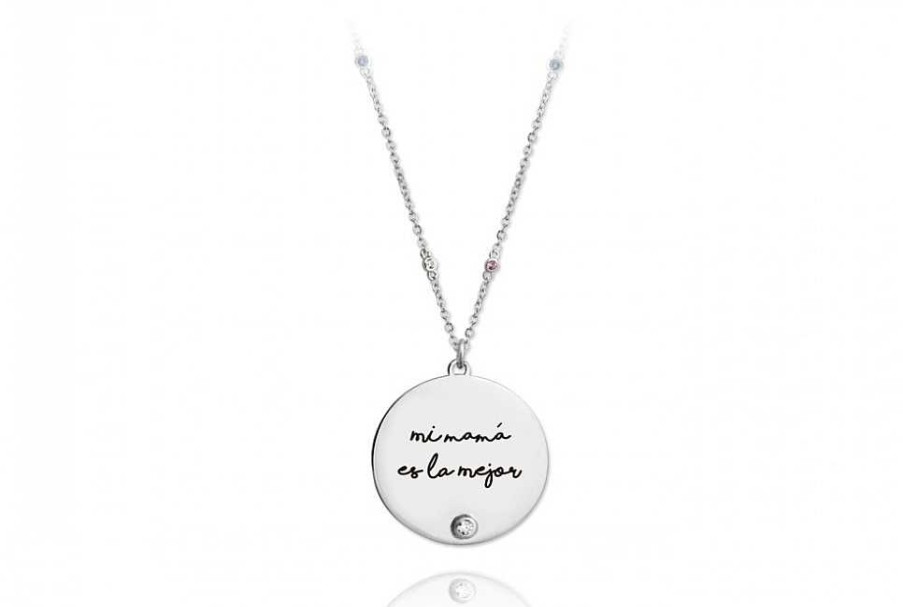 Joyas Plata Joyeria Luis Luna | Collar Best Mom Plata