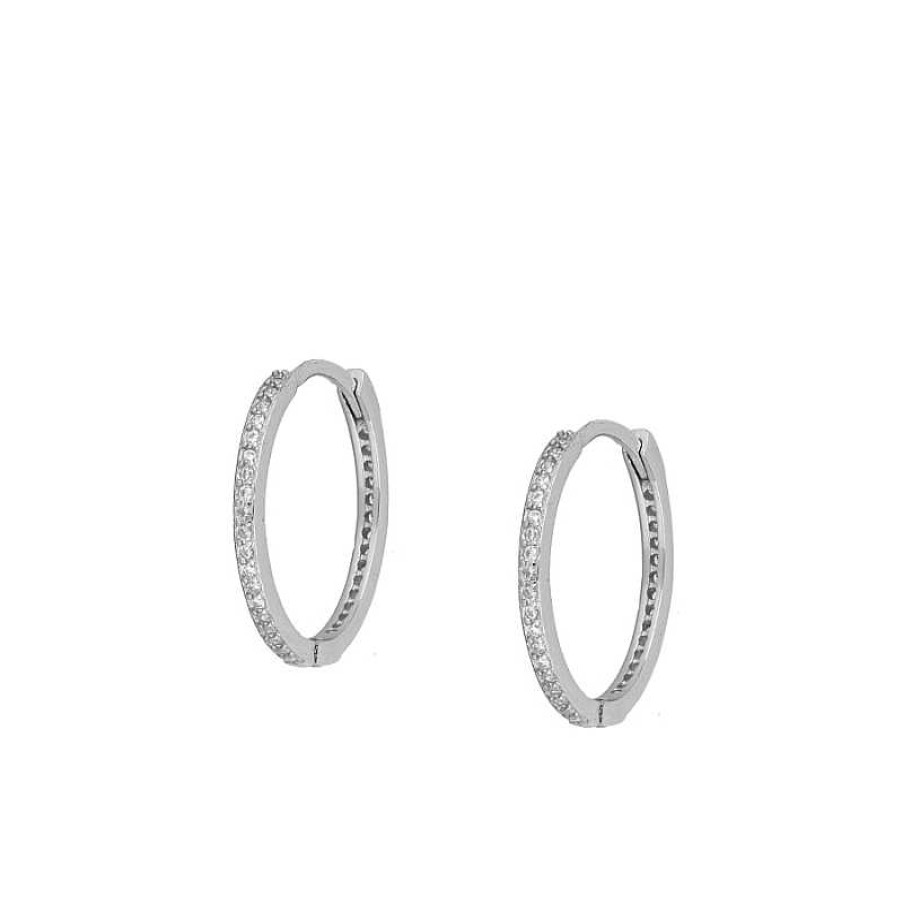 Joyas Plata Joyeria Luis Luna | Aros Helena 20Mm Plata