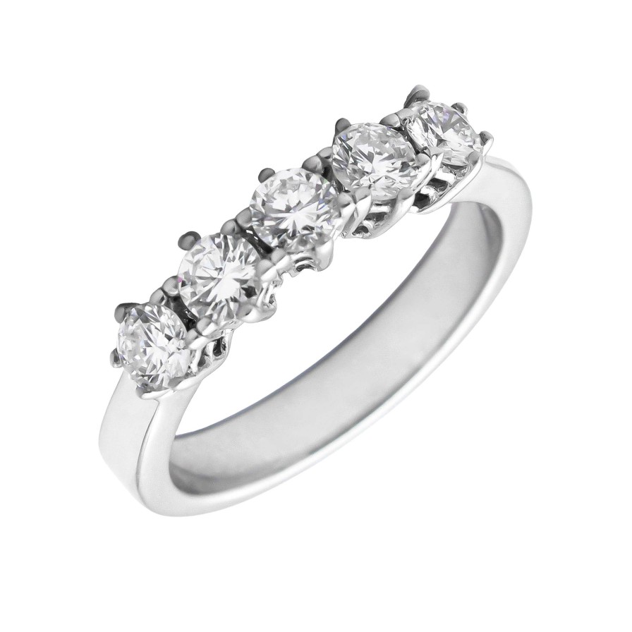 Boda Joyeria Luis Luna | Media Alianza Stella Diamantes 0,75Ct Gh-Vs Oro Blanco 18K