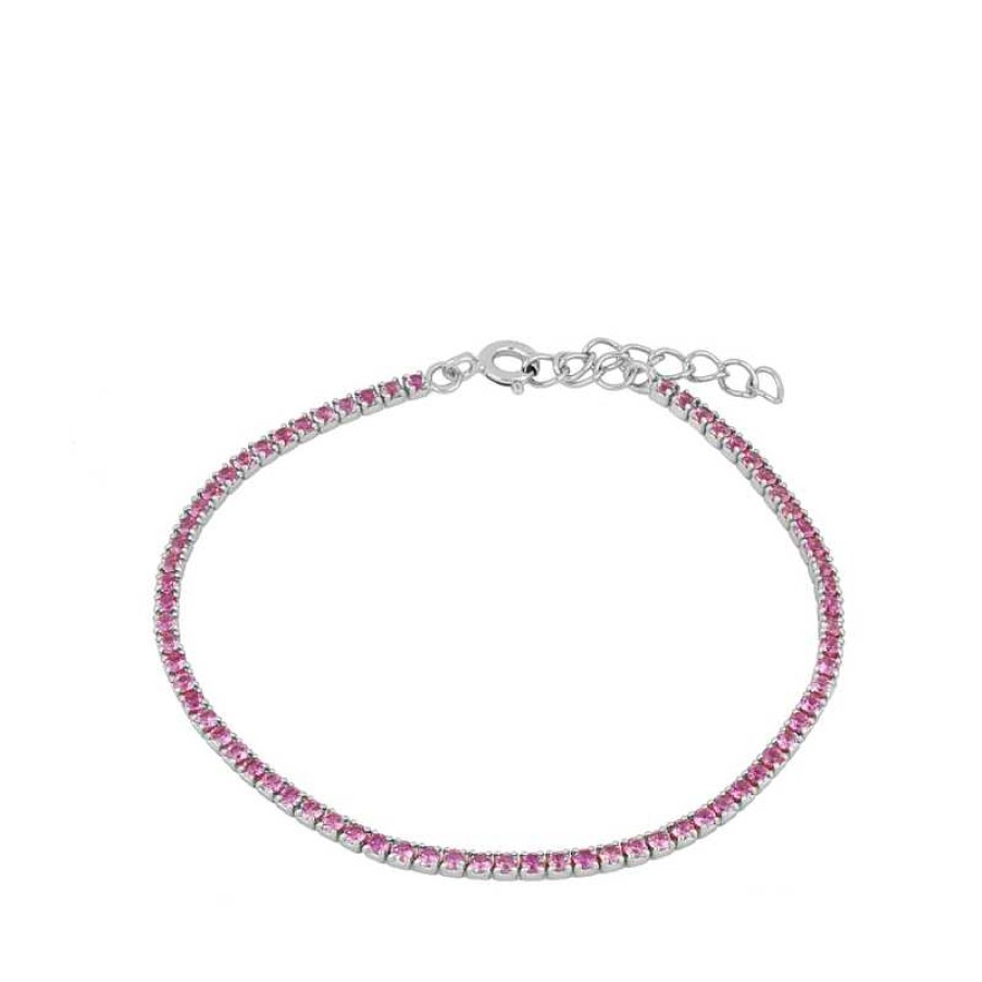 Joyas Plata Joyeria Luis Luna | Pulsera Dune Rosa Plata