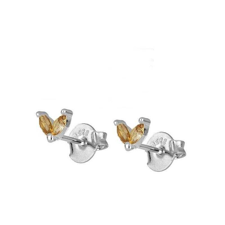 Joyas Plata Joyeria Luis Luna | Pendientes Flea Champagne Plata