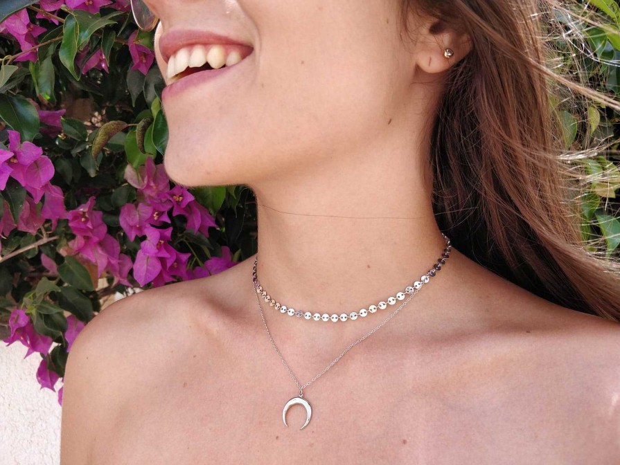 Joyas Plata Joyeria Luis Luna | Choker Coins Plata