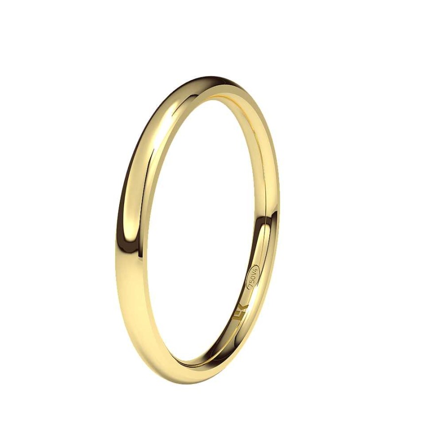 Boda Joyeria Luis Luna | Alianza Classic 2Mm Eleka Oro 18K