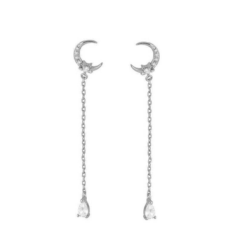 Joyas Plata Joyeria Luis Luna | Pendientes Moonlight Plata