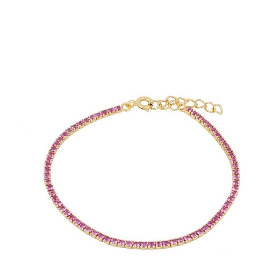 Joyas Plata Joyeria Luis Luna | Pulsera Dune Rosa Plata Dorada