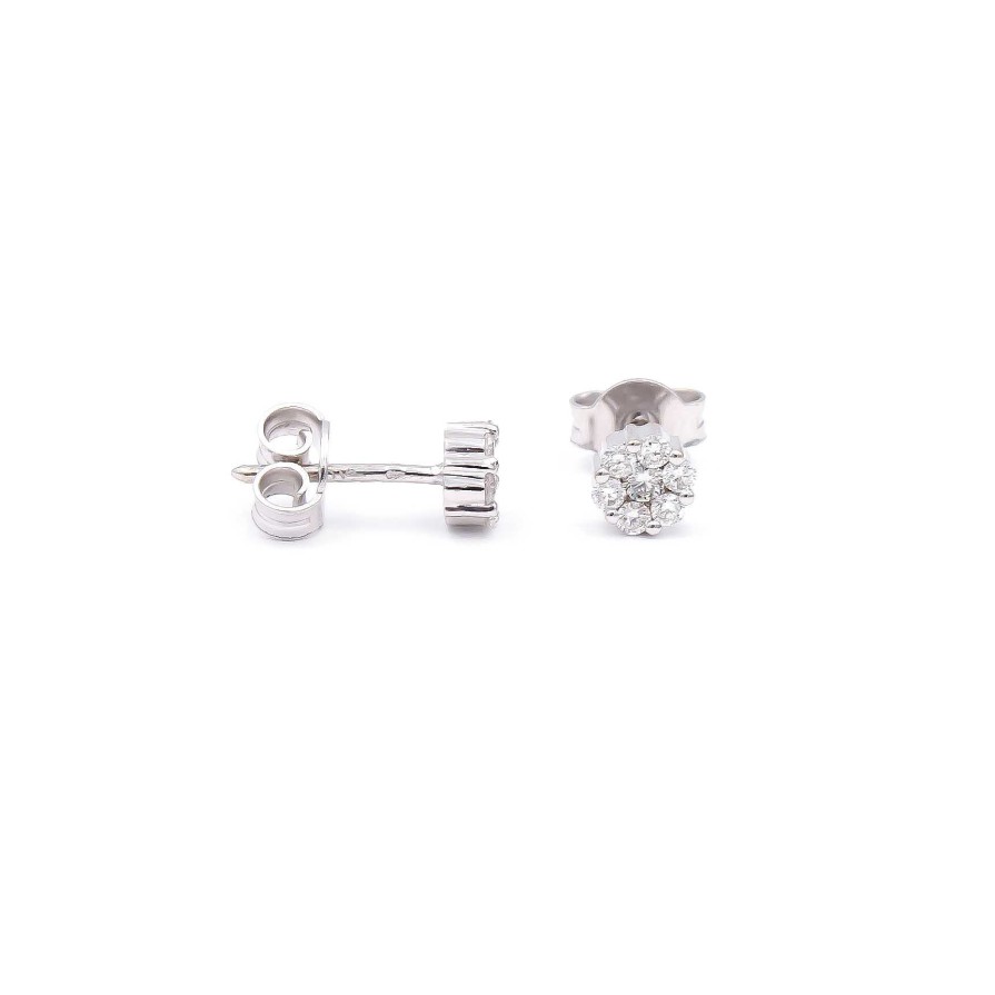 Diamantes Joyeria Luis Luna | Pendientes Aiden Diamantes 0,30Ct Oro Blanco 18K