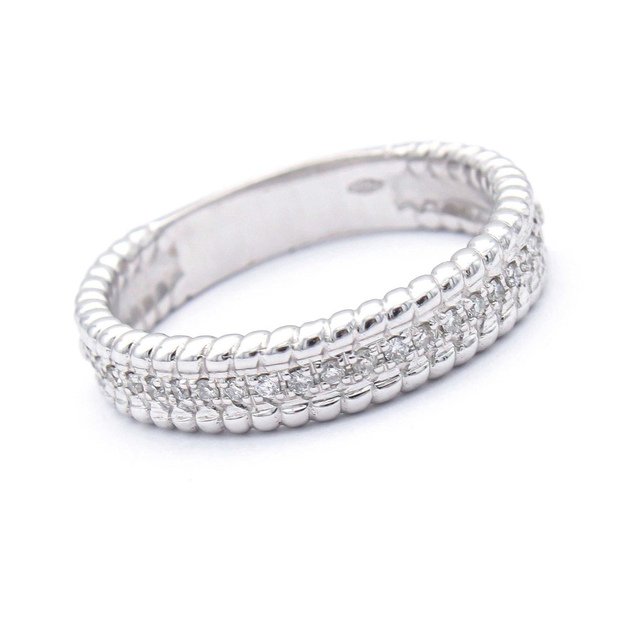 Boda Joyeria Luis Luna | Media Alianza Grace Diamantes 0,11Ct G-Vs Oro Blanco 18K