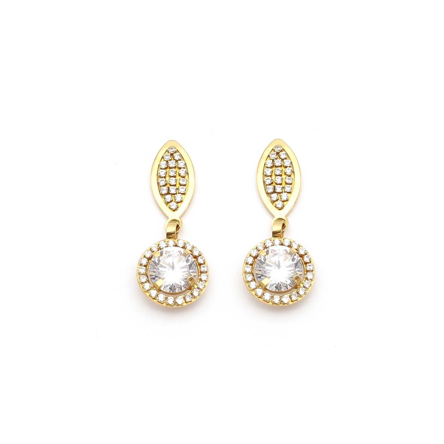 Boda Joyeria Luis Luna | Pendientes Alba Oro 18K